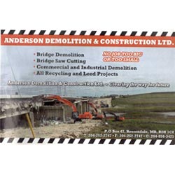 Anderson Demolition COR Certified